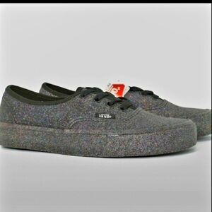 Vans Glitter Black Athletic Shoes